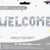 Welcome Foil Banner - Silver