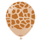 12" Safari Giraffe 25ct Caramel