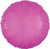 Bright Bubblegum Pink Round