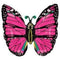 25" Photo Butterfly Pink