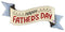 51" Fathers Day Banner Shape Balloon