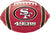 18" San Francisco 49ers Jr Football