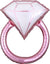 24" Blush Ring Shape