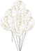 12" Confetti Balloons Gold/silver 6ct