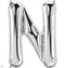 34" SILVER LETTER N - PKG