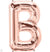 34" Rose Gold Letter B