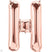 34" Rose Gold Letter H