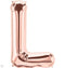 34" Rose Gold Letter L