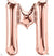 34" Rose Gold Letter M