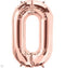 34" Rose Gold Letter O