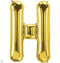 34"Gold Letter H