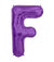 34" Letter G - Purple