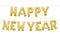 Happy New Year Letter Bannner