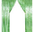 3'x8' Fringe Curtain - Emerald Green