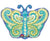 Paisley Butterfly Teal