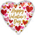 28" Happy Vday Heart