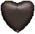 BLACK HEART FOIL-FLAT