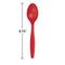 Classic Red Plstc Spoons