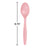 Classic Pink Plstc Spoons