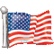 27" AMERICAN FLAG SHAPE FOIL-FLA