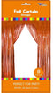 3'x8' Fringe Curtain - Orange