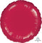 18" BURGUNDY ROUND FOIL