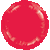 MET RED ROUND FOIL - FLAT