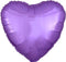 18" Pearl Lavender Heart