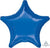 18" Dark Blue Solid Star