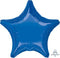 18" Dark Blue Solid Star