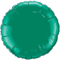 18" EMERALD GREEN ROUND FOIL-FLA