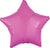 18" BRT BUBBLEGUM PINK STAR