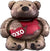 28" CUDDLY BEAR LOVE SHAPE