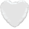 18" WHITE HEART FOIL