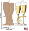 Celebrate Champagne Glasses 70"x35"