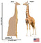 Giraffe 88" x 33" cutout