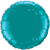 18" Teal Round Foil