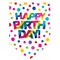 Rainbow Foil Bday Door Sign