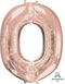 33" LETTER O ROSE GOLD - PKG