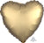 Hx Luxe Gold Sateen Heart