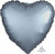 Hx Luxe Steel Blue Heart