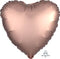 17"Lux Rose Copper Heart