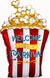 29" CARNIVAL POPCORN SHP - PKG