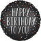 18" HBDAY TO YOU SATIN DOTS -FLT