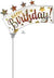 14" HBD GLITTER BANNER AIR FILLED