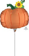 14" SATIN PUMPKIN- FLAT