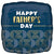 Teal Happy Fathers Day