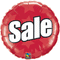 18" Sale Balloon Foil - Flat