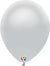 12" Funsational 50ct - Silver Latex Balloon