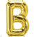 34" Gold Letter B